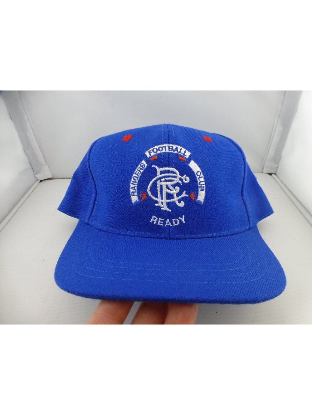 Vintage Rangers Football Club Blue Snapback Hat Cap OSFA M. Chaytow LTD SoccerF5